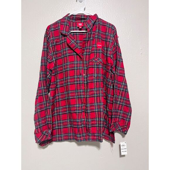 Family Red Plaid Christmas Womens Pajama Set Size XXL - Picture 4 of 5